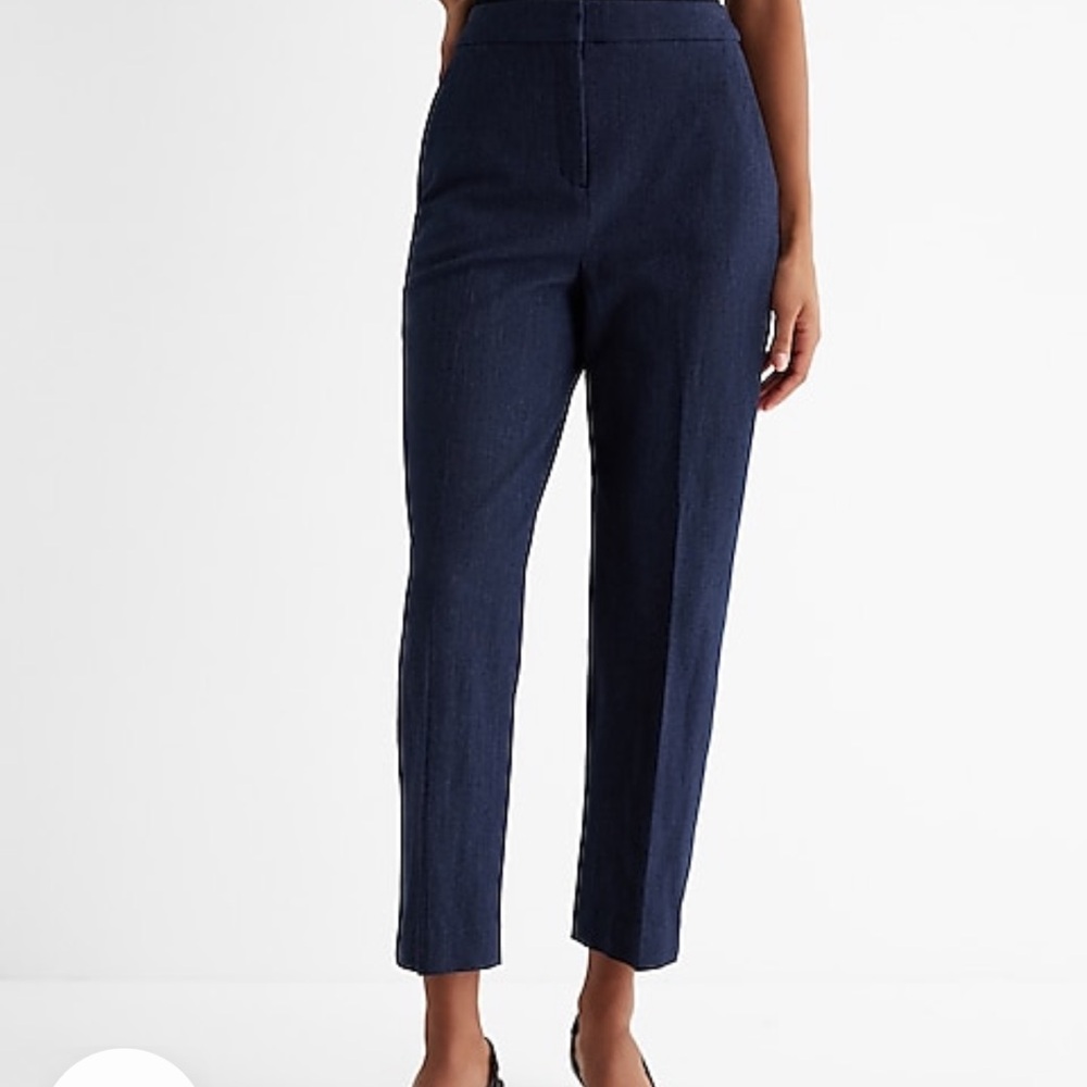 Editor Super High Waisted Straight Ankle Pant 2 short